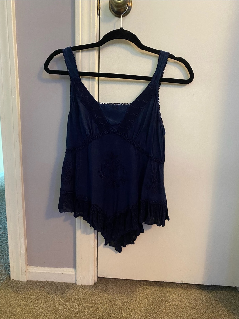 Romeo & Juliet Couture  Top with Handkerchief Hem